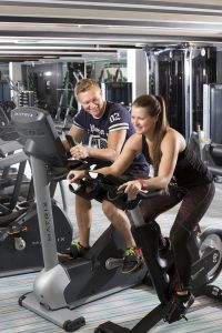 Well-equipped gym - Fitness Centre Club 26 at Radisson Blu Hotel Olümpia, Tallinn