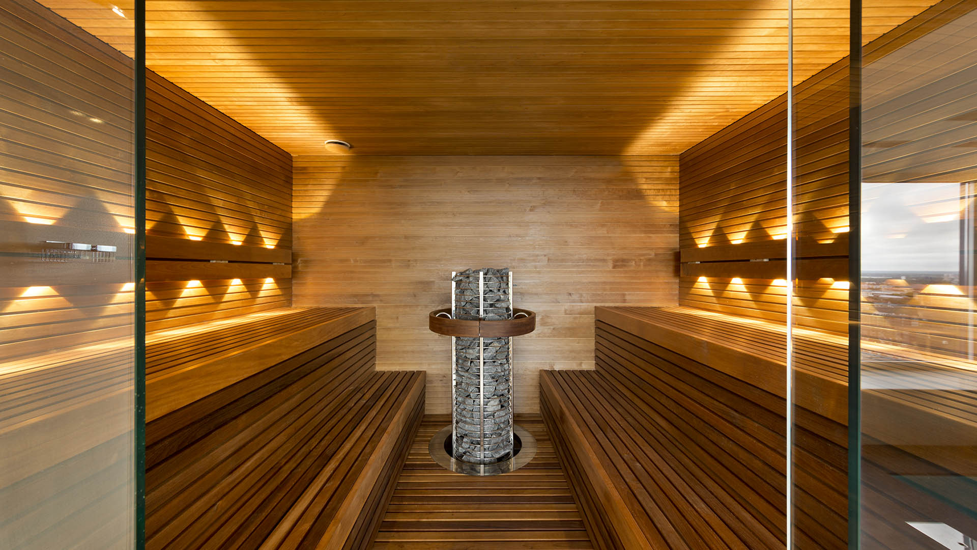 Gym sauna